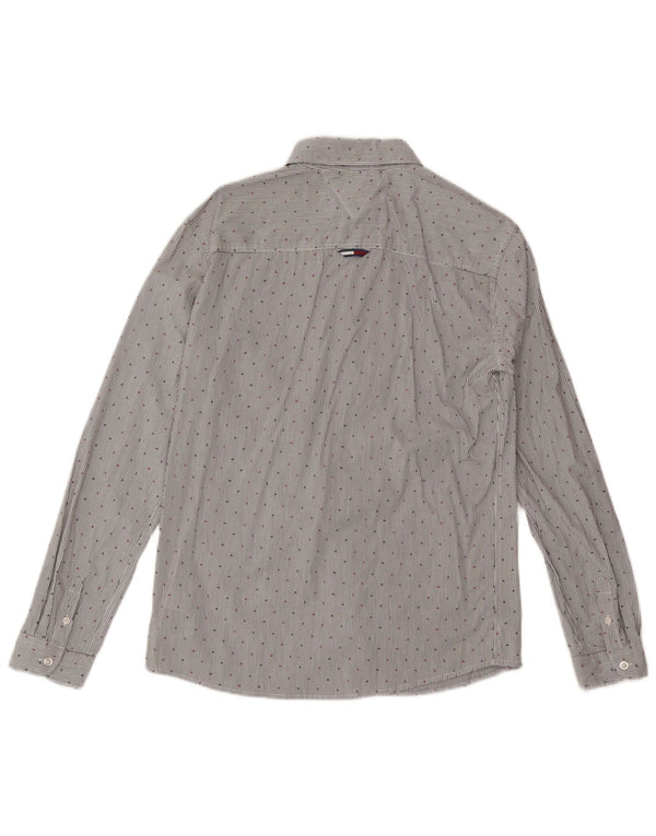 Camicia Tommy Hilfiger Bambino 15-16 anni Cotone Gessato Blu