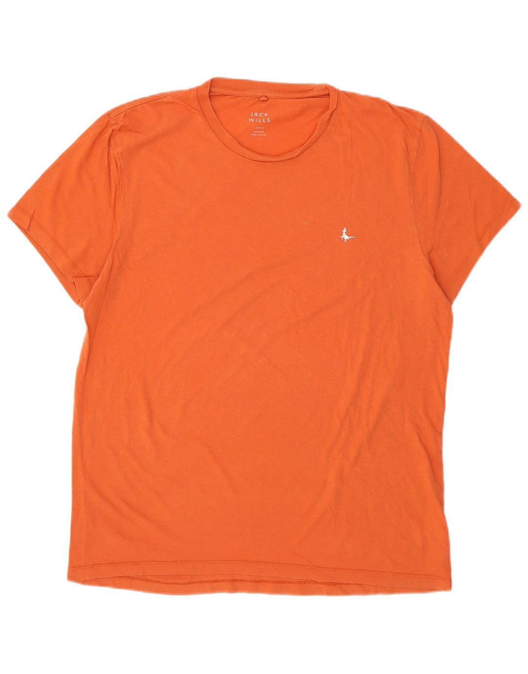 JACK WILLS T-shirt da uomo Top Large in cotone arancione