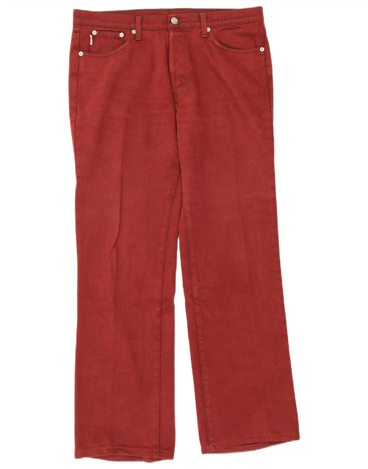 Jeans dritti da uomo Iceberg W34 L31 Bordeaux