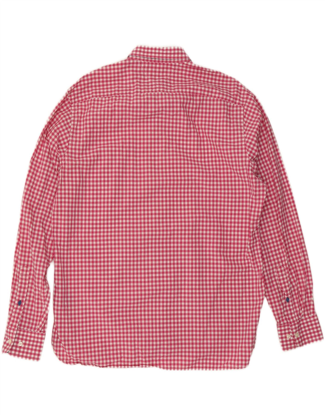 TOMMY HILFIGER Mens Custom Fit Shirt XL Pink Gingham Cotton