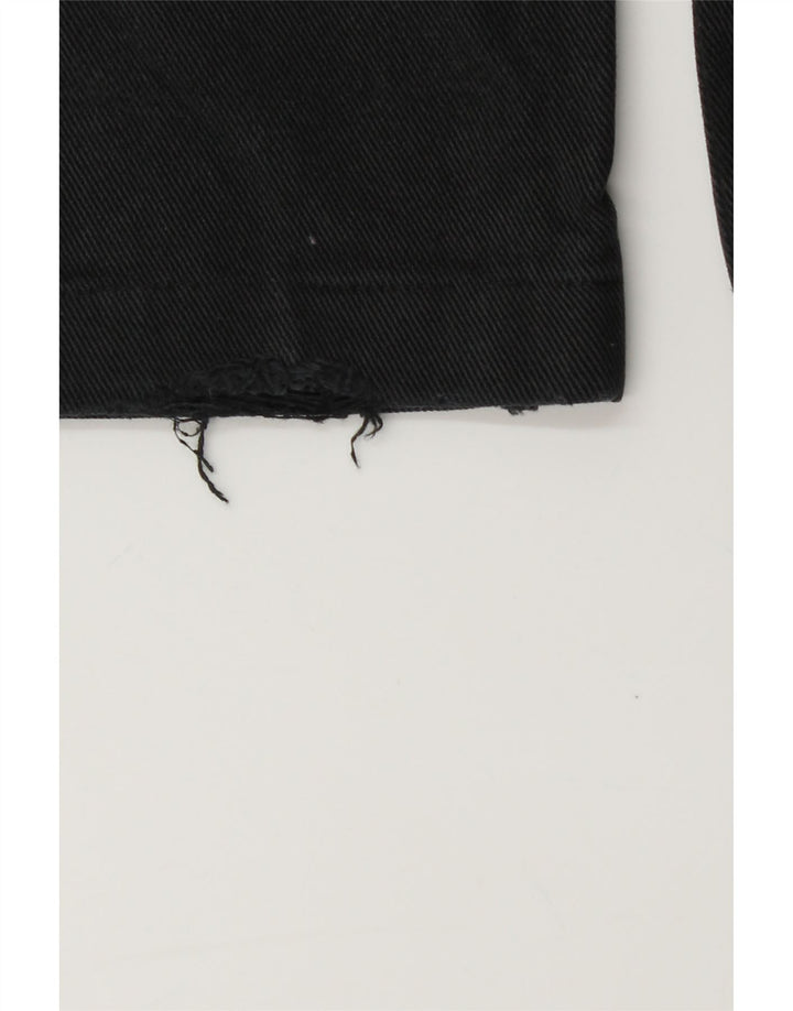 Jeans cropped da uomo Wrangler vestibilità regolare W36 L24 cotone nero