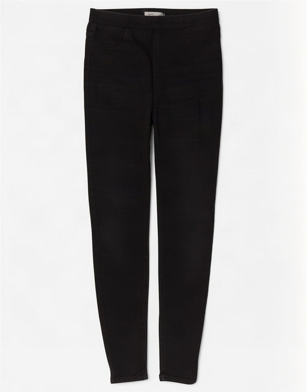 Jeans Jeggings da donna Marks & Spencer UK 12 medio W30 L29 cotone nero