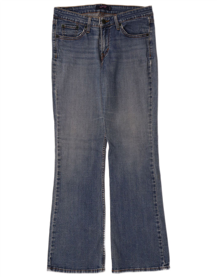 Levi's Donna 518 Jeans Bootcut Super Low US 9 Medio W30 L31 Cotone Blu