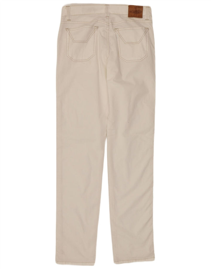 Jeans slim da donna JECKERSON W31 L34 cotone bianco