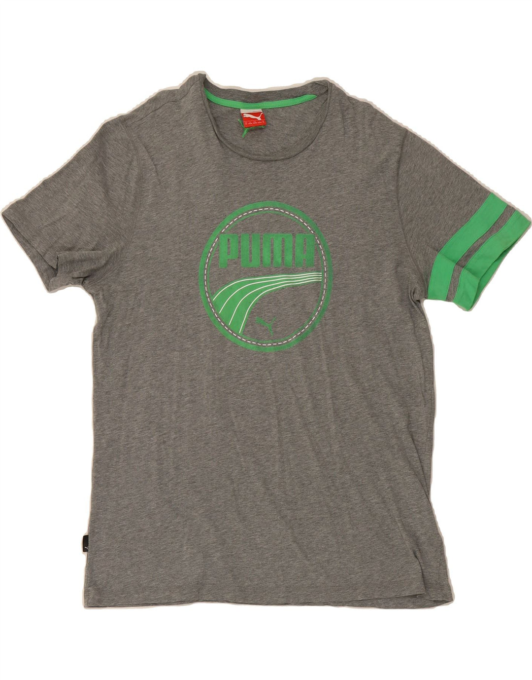 PUMA Mens Graphic T-Shirt Top XL Grey Cotton Vintage Puma and Second-Hand Puma from Messina Hembry 
