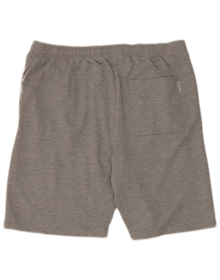 Pantaloncini sportivi grafici da uomo Fila grandi in cotone grigio