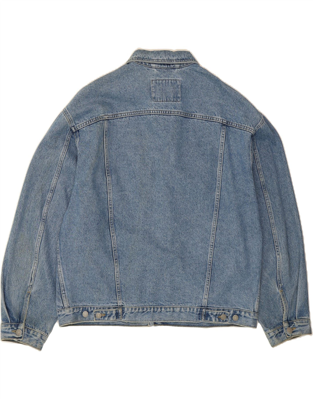 H.I.S Mens Denim Jacket UK 40 Large Blue Cotton Vintage H.I.S and Second-Hand H.I.S from Messina Hembry 