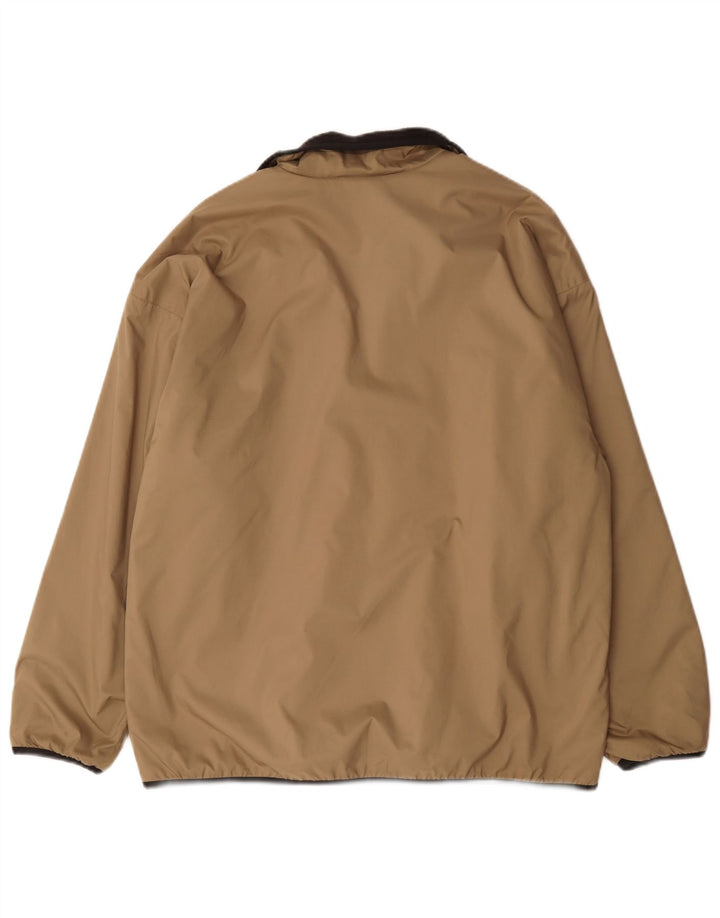 Giacca a vento Adidas da uomo vestibilità ampia UK 38/40 Poliestere beige medio