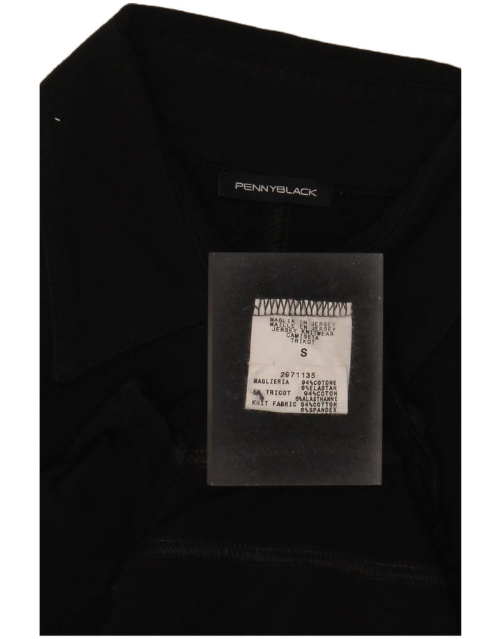Camicia da donna Penny Black UK 10 piccolo cotone nero