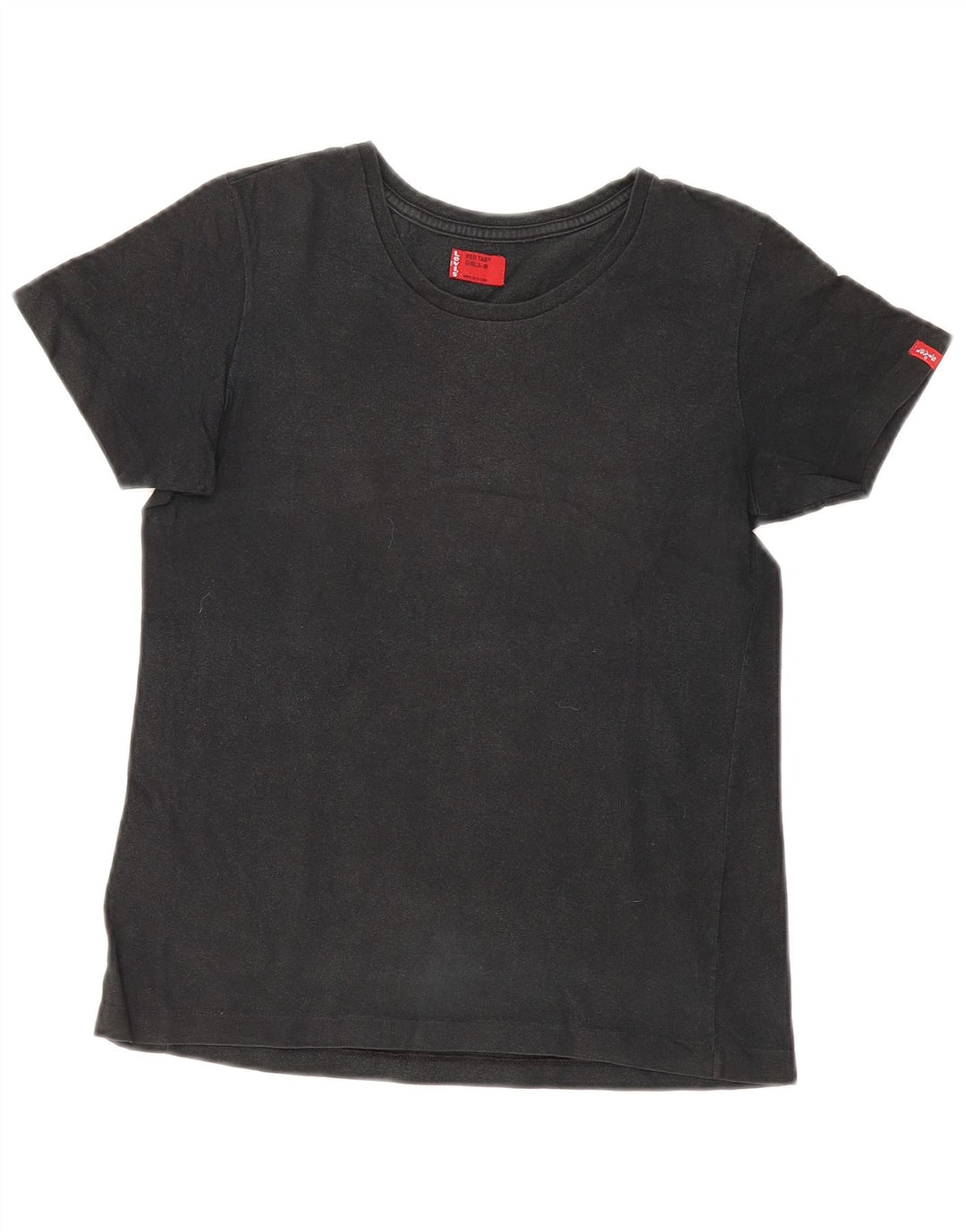 LEVI'S Girls T-Shirt Top 12-13 Years Medium Black Cotton