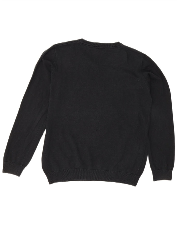 Maglione Marks & Spencer da bambino con scollo a V 13-14 anni in cotone nero