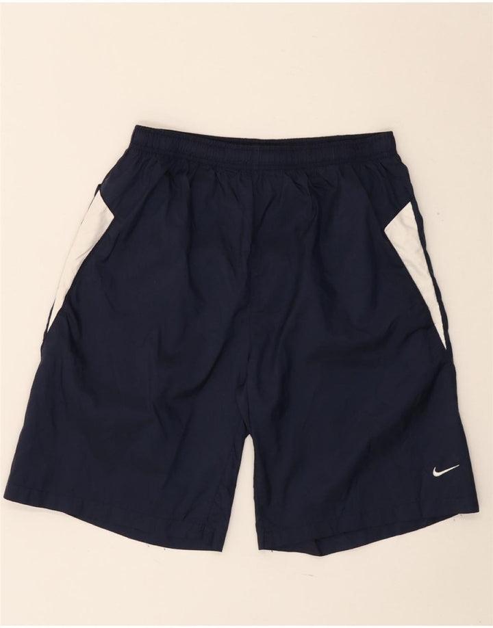 Pantaloncini sportivi NIKE da bambino 13-14 anni XL in nylon color block blu navy