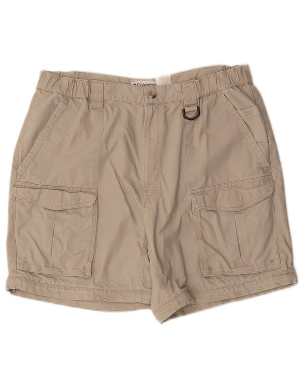 Pantaloncini cargo Columbia da uomo W36 grandi beige