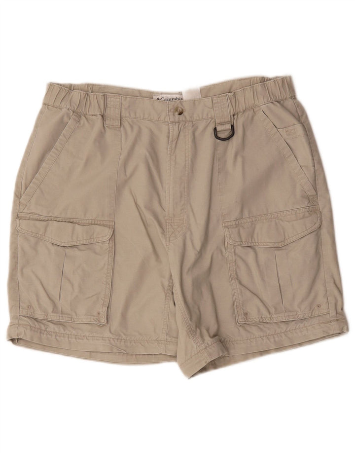 Pantaloncini cargo Columbia da uomo W36 grandi beige