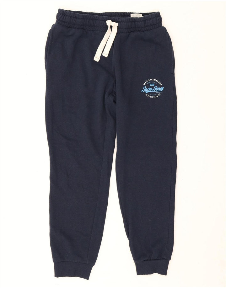 Pantaloni da tuta da uomo Jack & Jones Joggers medi in cotone blu navy