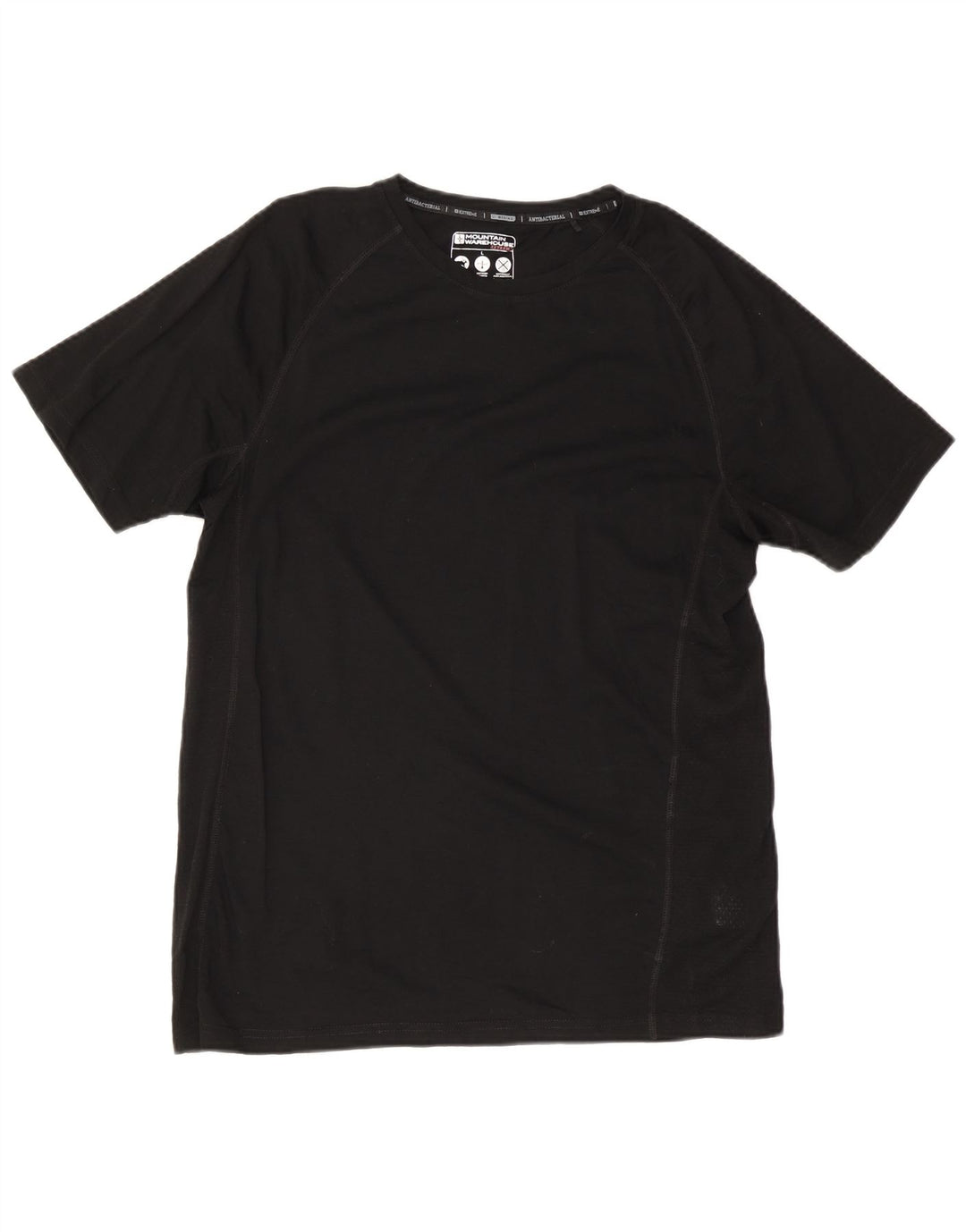 T-shirt da uomo Mountain Warehouse Top grande in lana nera