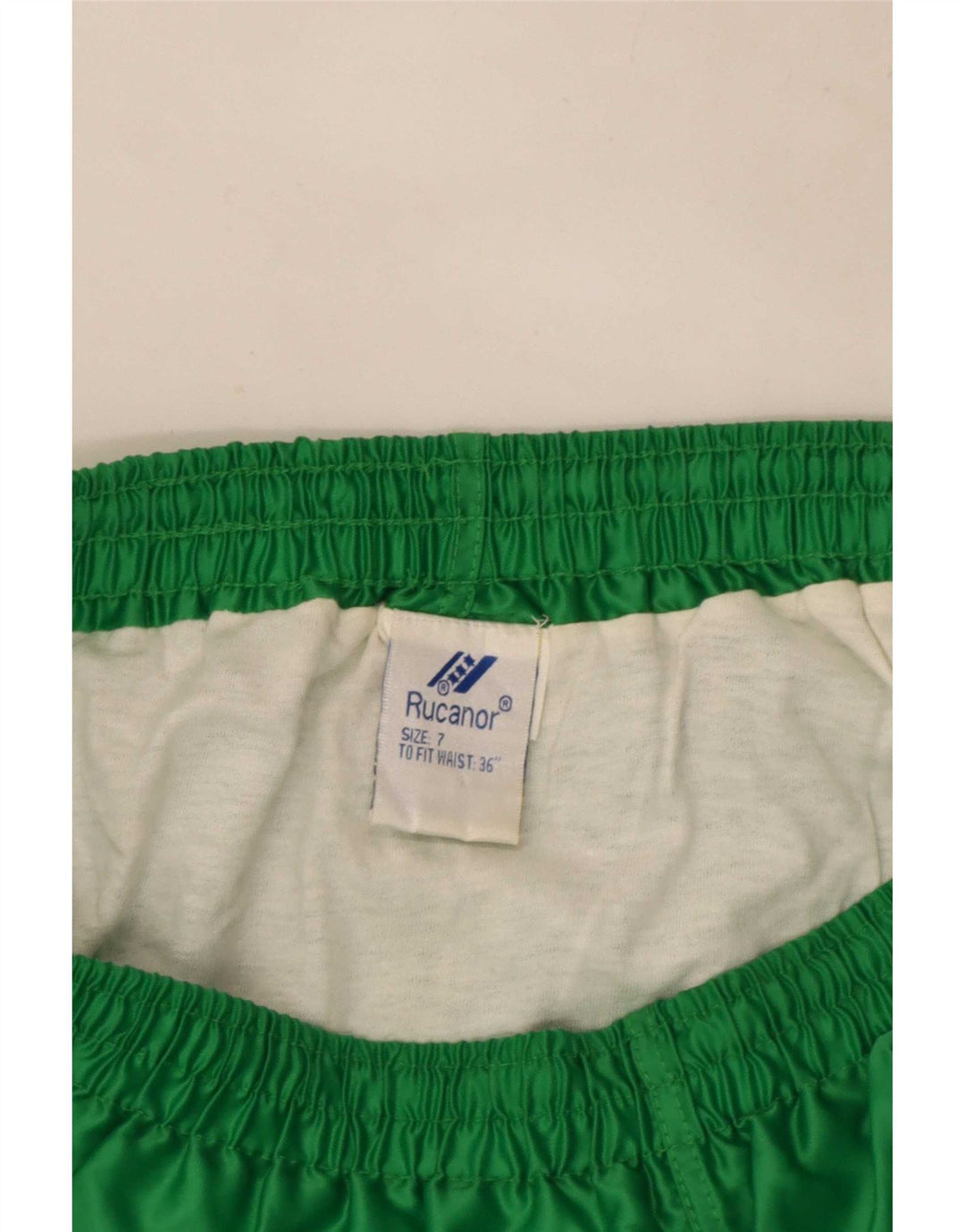 Pantaloncini sportivi da uomo Rucanor grandi in poliestere verde