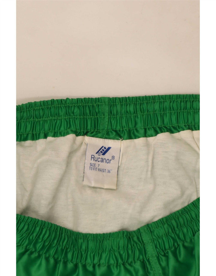 Pantaloncini sportivi da uomo Rucanor grandi in poliestere verde