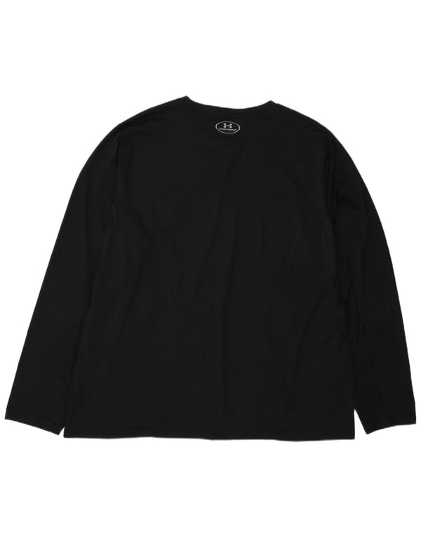 Under Armour Mens Heat Gear Top manica lunga 3XL poliestere nero