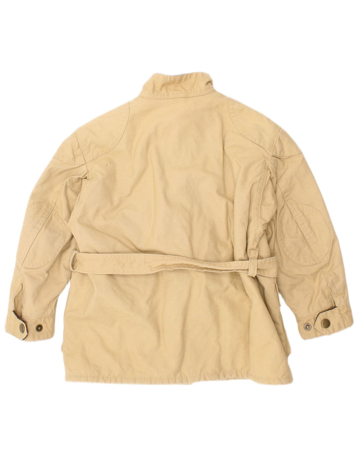 Giacca utility Belstaff per ragazzi 3-4 anni Biker in cotone beige