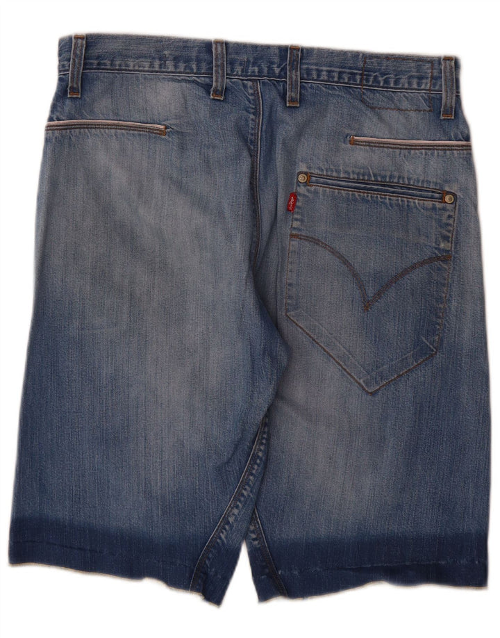 Pantaloncini di jeans da uomo Levi's W34 Large in cotone blu