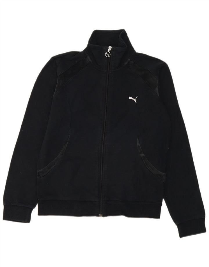 Giacca da tuta da donna Puma UK 14 grande cotone nero