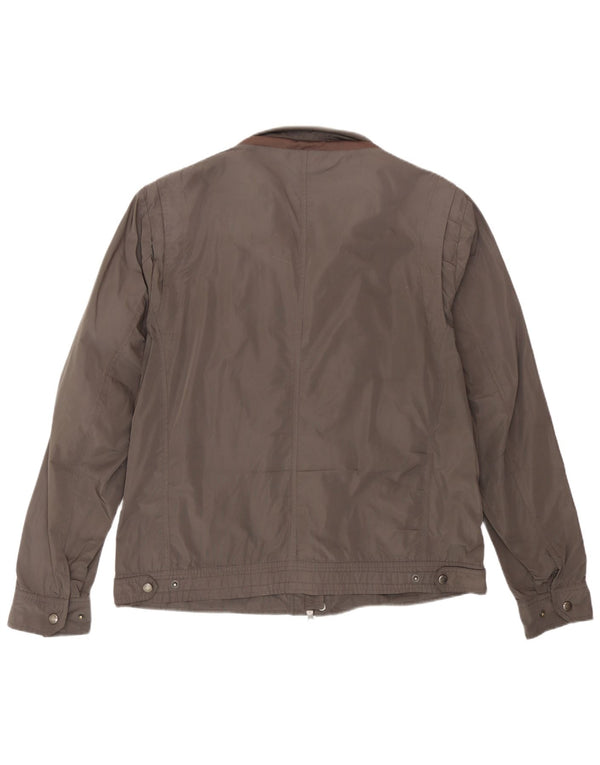Giubbotto bomber da uomo Geox UK 46 3XL Poliestere grigio