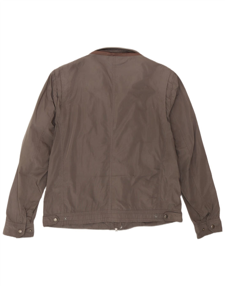 Giubbotto bomber da uomo Geox UK 46 3XL Poliestere grigio
