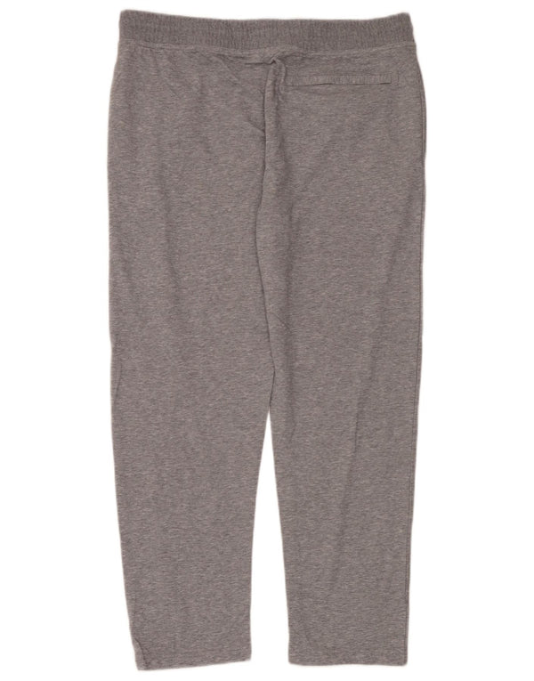 Pantaloni da tuta da uomo Marks & Spencer grandi in cotone chiazzato grigio