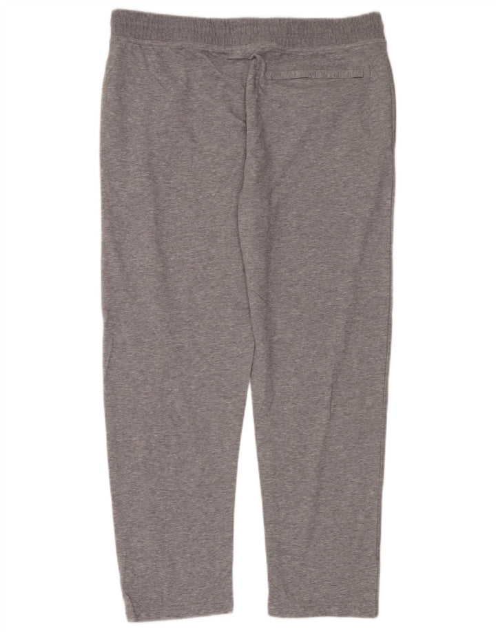 Pantaloni da tuta da uomo Marks & Spencer grandi in cotone chiazzato grigio