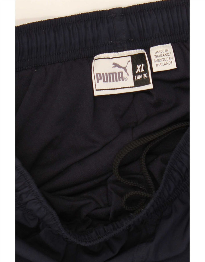 Pantaloni da tuta da uomo Puma XL blu navy in poliestere