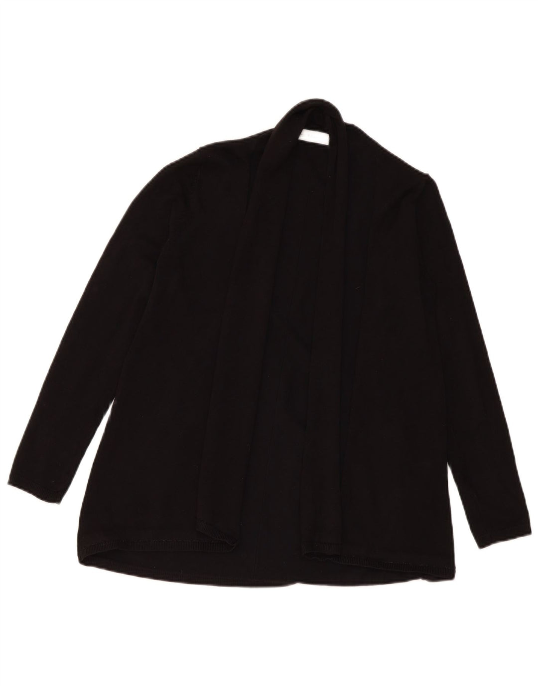 Maglione cardigan aperto da donna Zara UK 12 medio nero