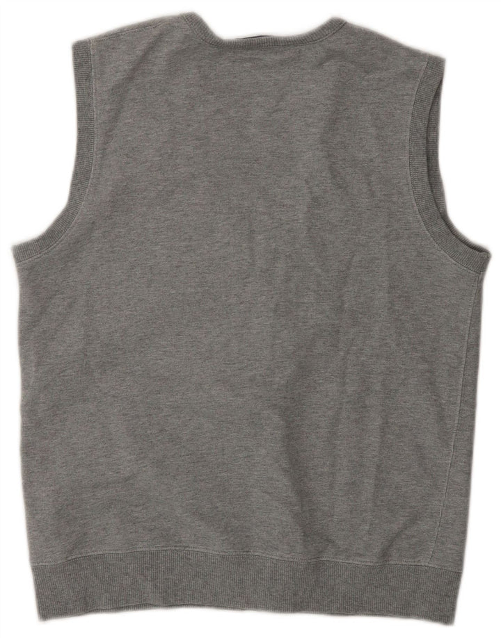 Giacca Top Tuta Smanicata Bambino K-Way 12-13 Anni Cotone Grigio Medio
