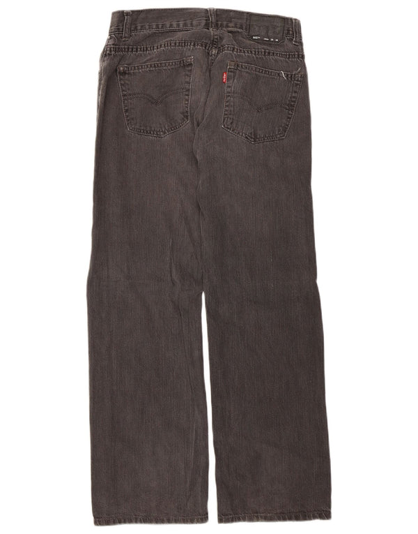 Levi's Ragazzi 505 Jeans dritti 15-16 anni W28 L28 Cotone grigio