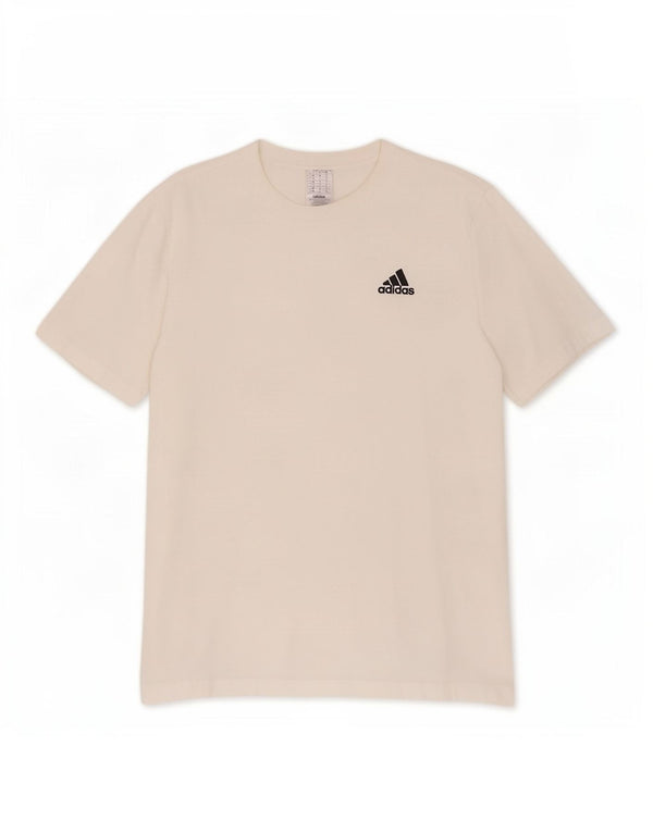 Maglietta Adidas da uomo Top Large in cotone bianco