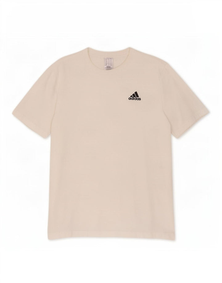 Maglietta Adidas da uomo Top Large in cotone bianco
