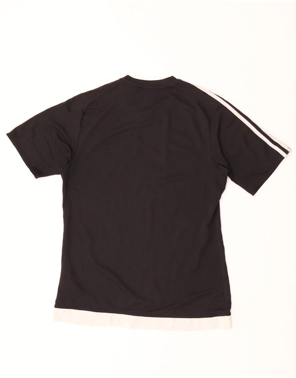 T-shirt Adidas Climalite da donna Top UK 14 poliestere nero medio
