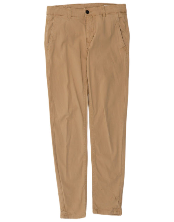 Pantaloni chino slim da uomo Zara EU 38 Small W30 L29 Cotone beige