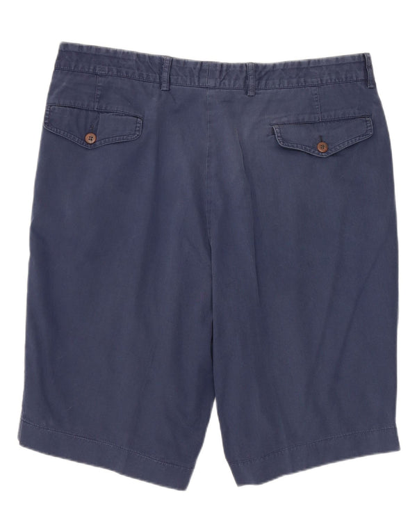 Pantaloncini chino da uomo HUGO BOSS IT 52 XL W38 Blu Cotone