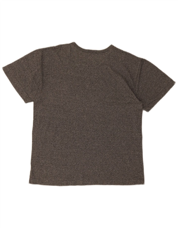 T-shirt Fila da uomo Top grigio medio chiazzato