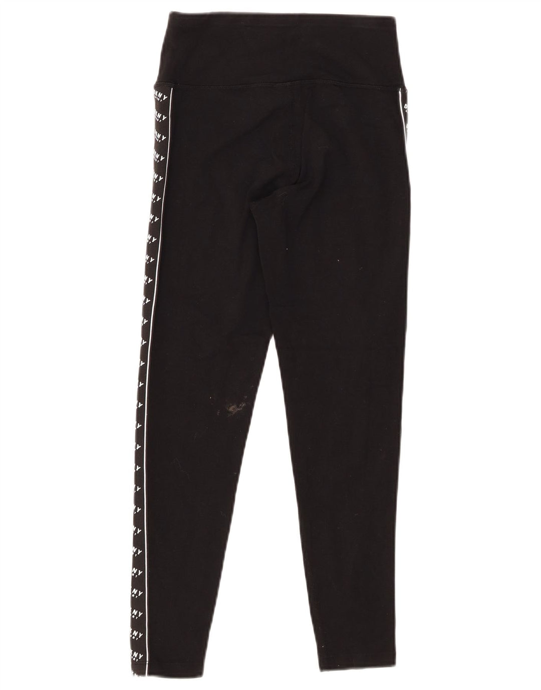 Leggings grafici da donna DKNY UK 4 XS cotone nero