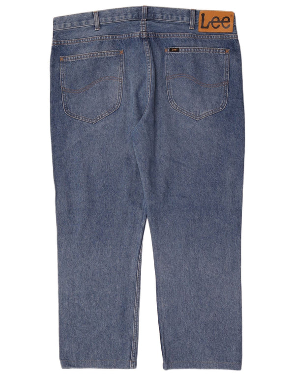 Jeans dritti slim Lee Rider da uomo W38 L27 cotone blu