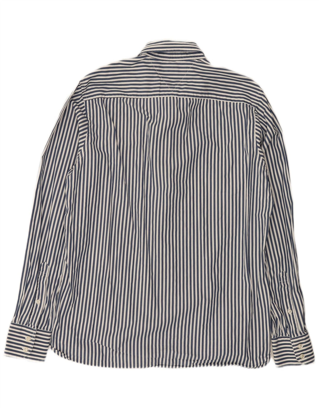 Camicia da uomo Tommy Hilfiger in cotone a righe blu medio