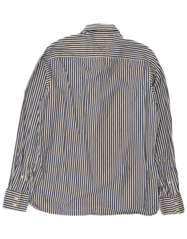Camicia da uomo Tommy Hilfiger in cotone a righe blu medio