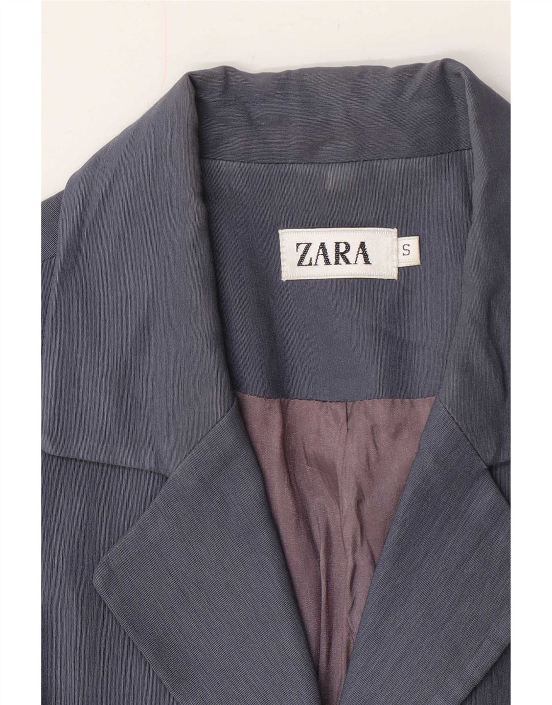 Giacca blazer a 1 bottone da donna Zara UK 10 piccola blu