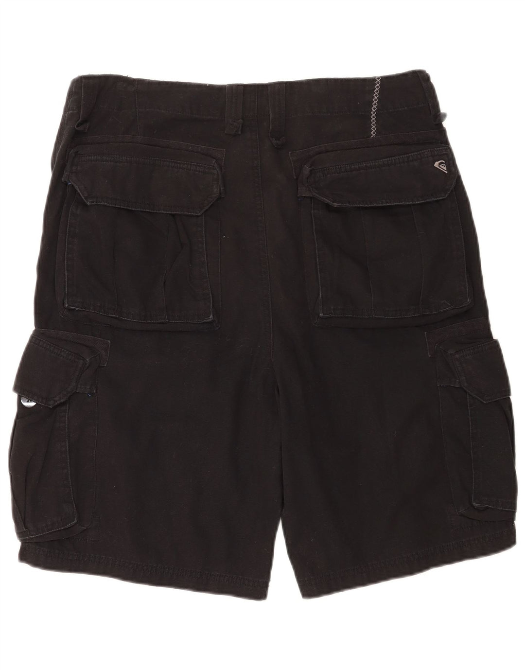 Pantaloncini cargo da uomo Quiksilver W34 grandi in cotone nero