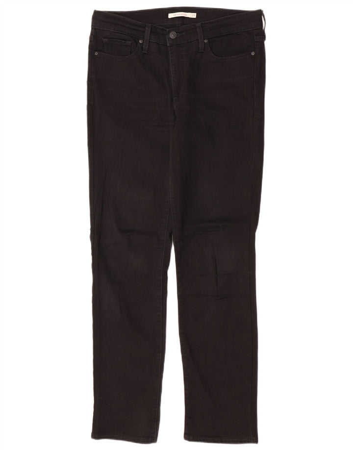 Levi's Donna 312 Shaping Slim Jeans W29 L30 Cotone Nero
