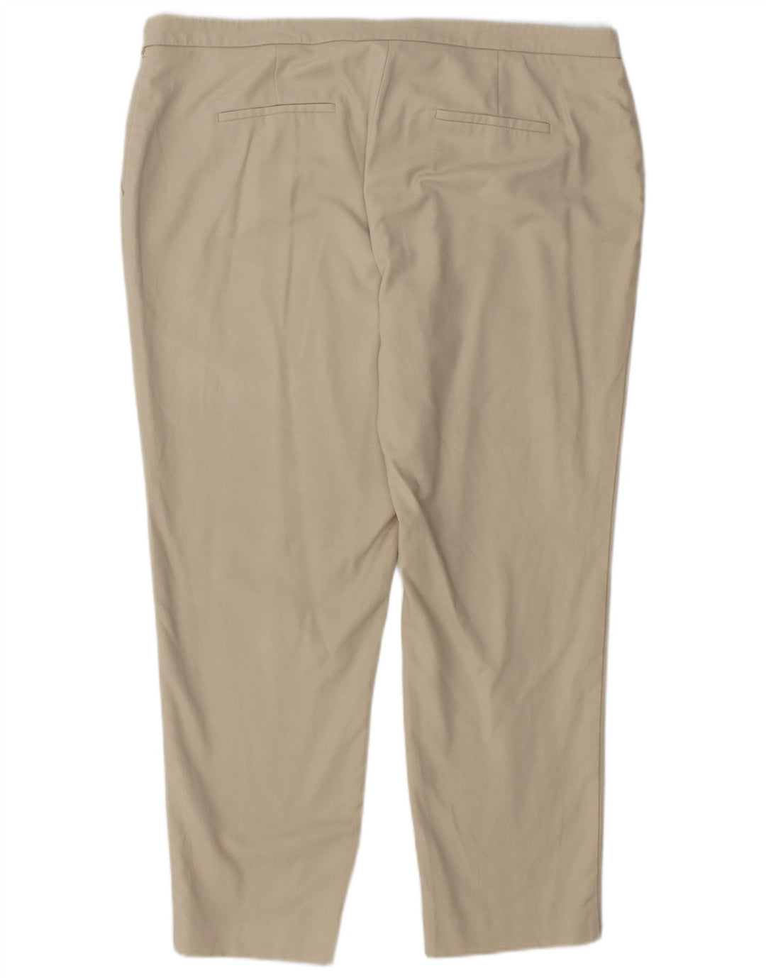 CALVIN KLEIN Pantaloni corti dritti da donna US 16 2XL W38 L27 Beige