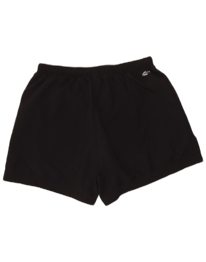 Pantaloncini sportivi Adidas da donna UK 12 medio nero poliestere