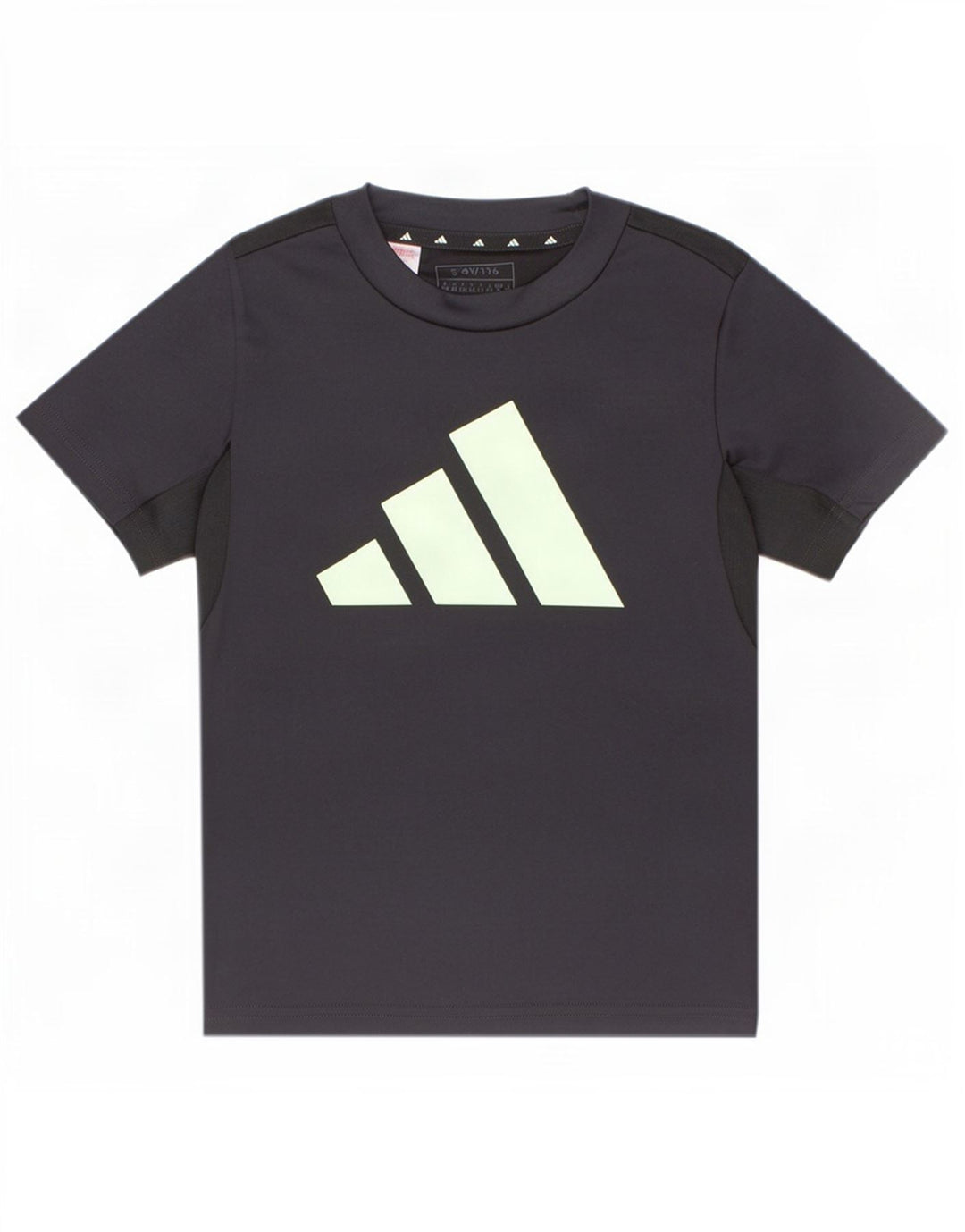 T-shirt grafica Adidas Aeroready per ragazzi 5-6 anni in poliestere grigio